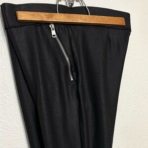 Black Faux Leather Leggings